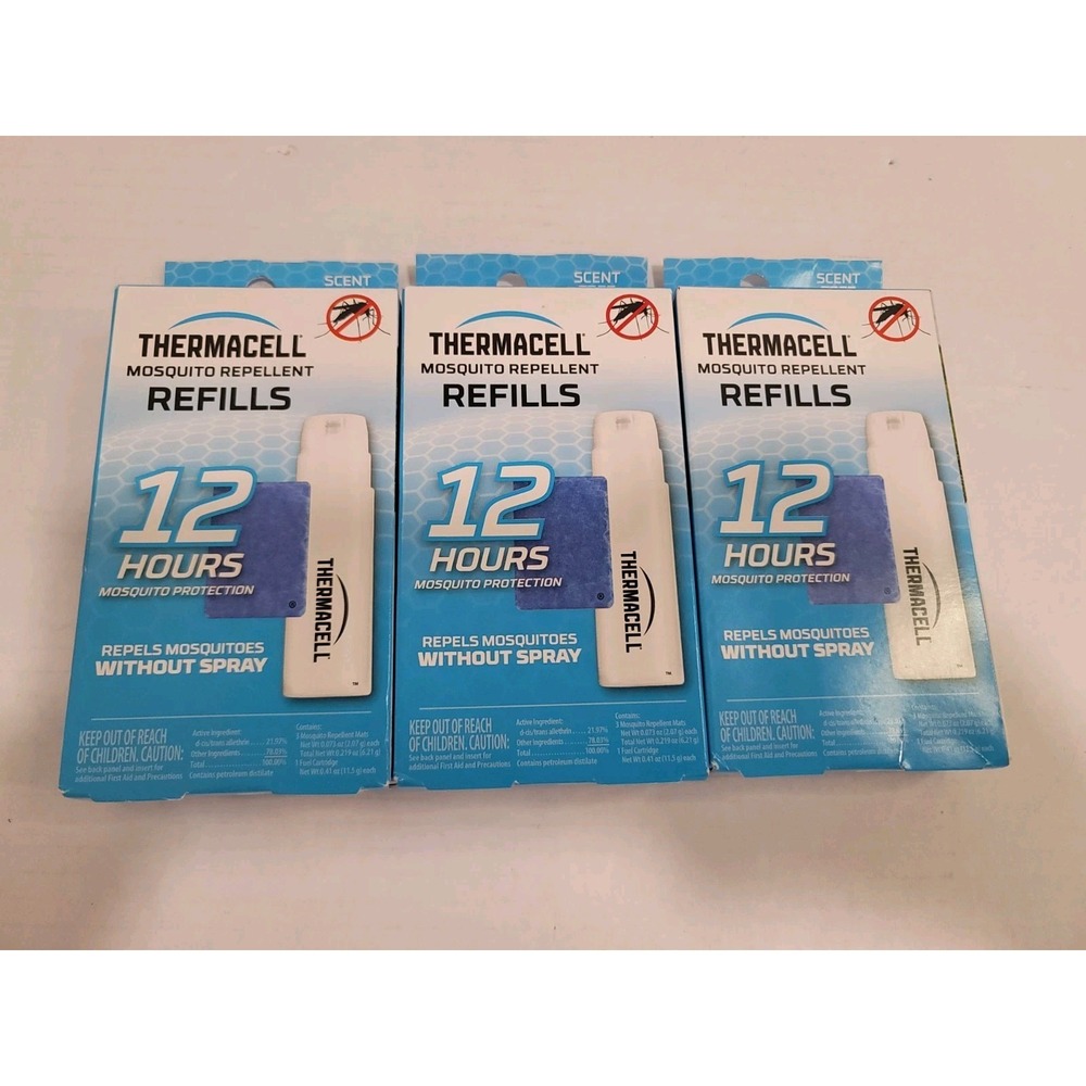 thermacell mosquito repellent refills 12 Hrs 3 Pack